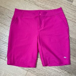 Athletic Works Golf Fuchsia Bright Pink Bermuda Sports Shorts S